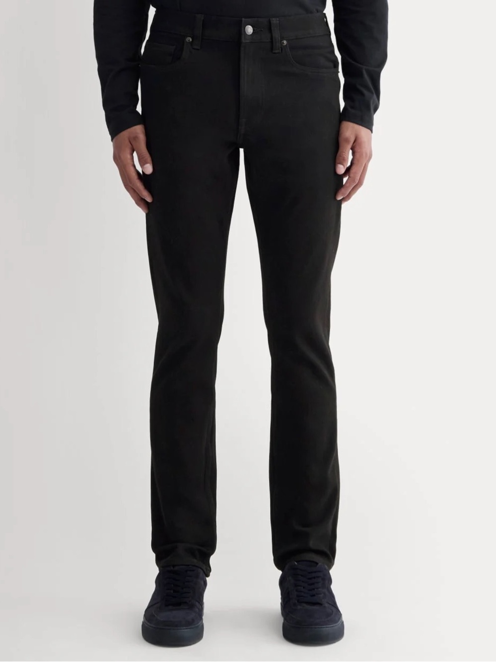 Everlane Uniform The Slim 4-Way Stretch Organic Jean Black Size 32x28 NWOT